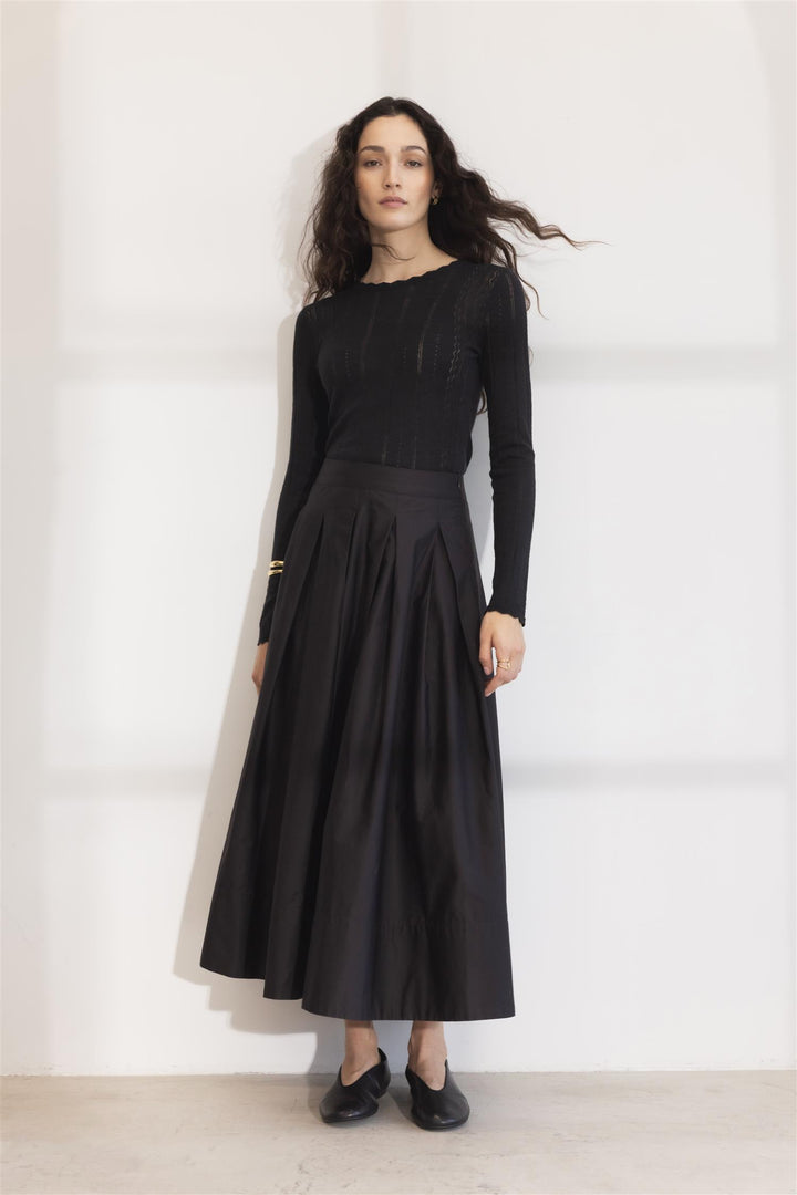 Vilja Maxi Skirt Black