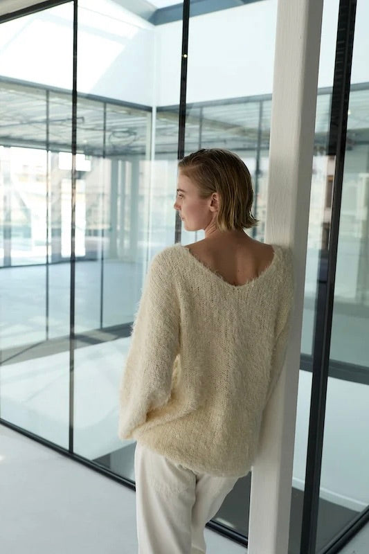 ENVELOPE 1976 Indulge Silk Knit Cream - Dale