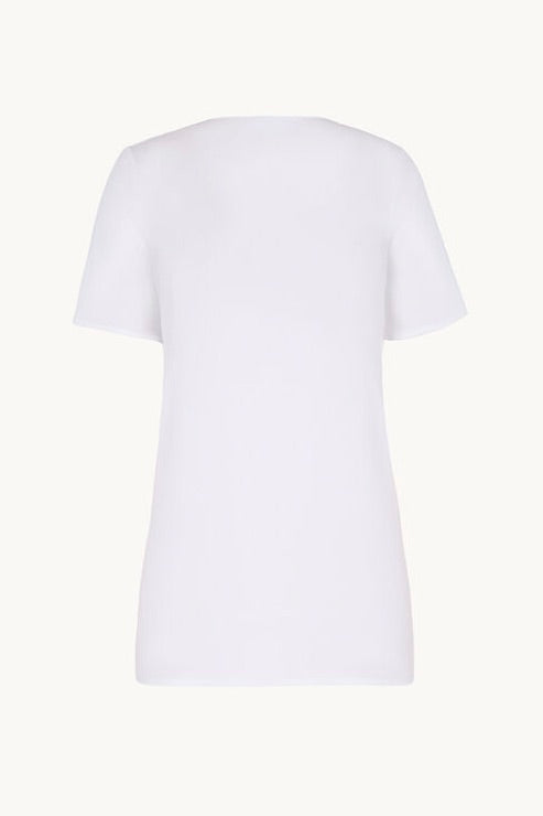 Pure Top Short Sleeves White