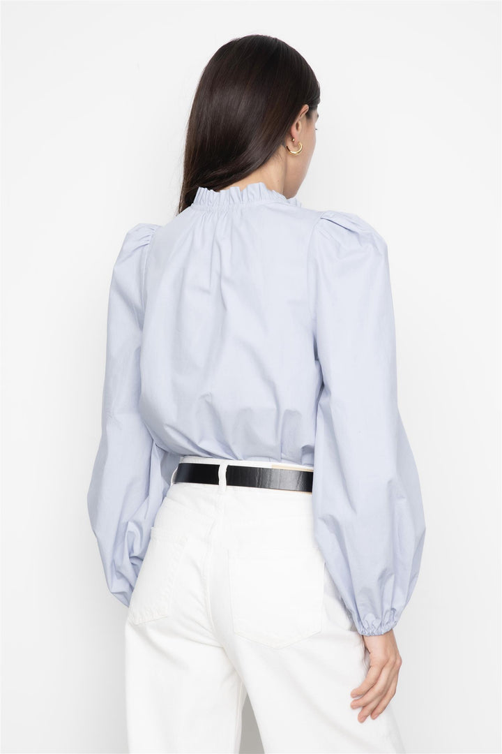 Infinity Blouse Light Blue