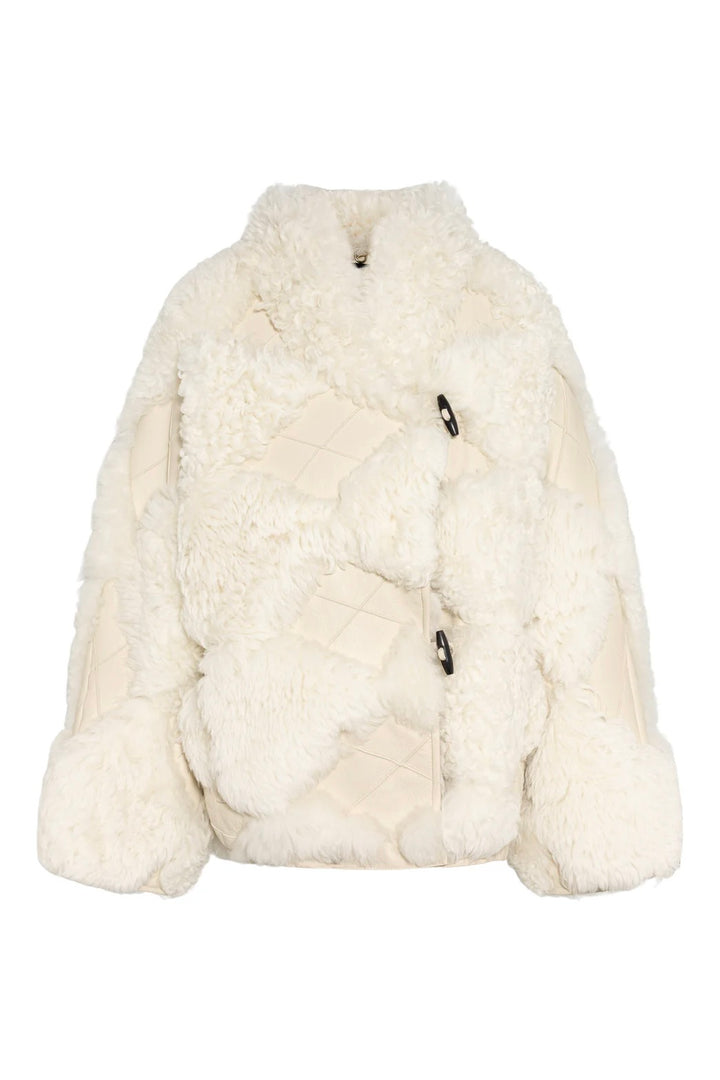 Iceland Shearling Jacket Ivory