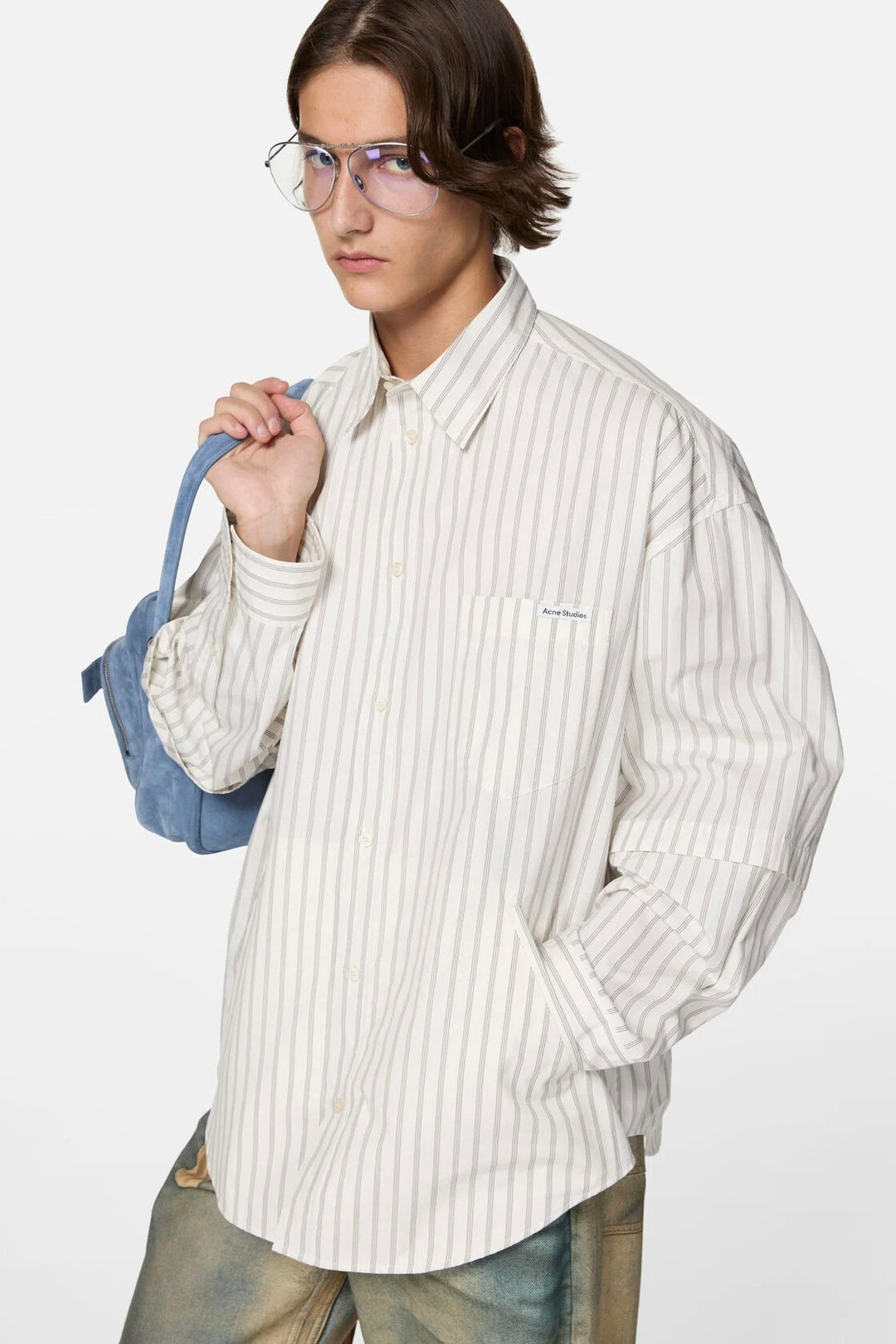 Double Sleeve Button-up Shirt