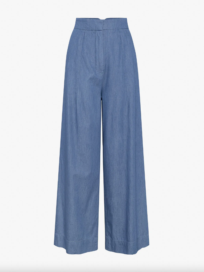 Denim High Waist Pants