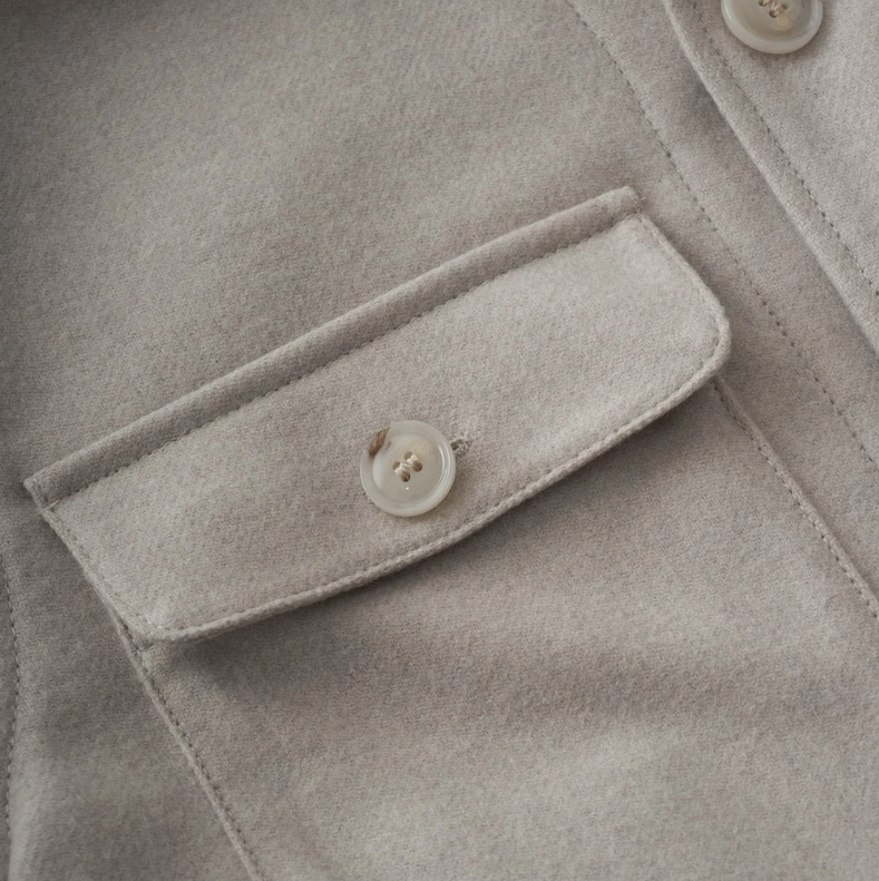 CARPER Overshirt Open White