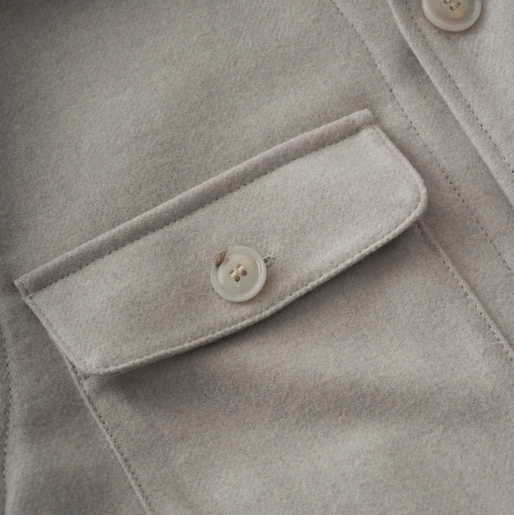 CARPER Overshirt Open White