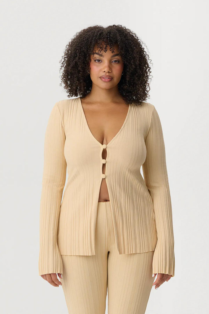 BELLA CARDIGAN WARM BEIGE