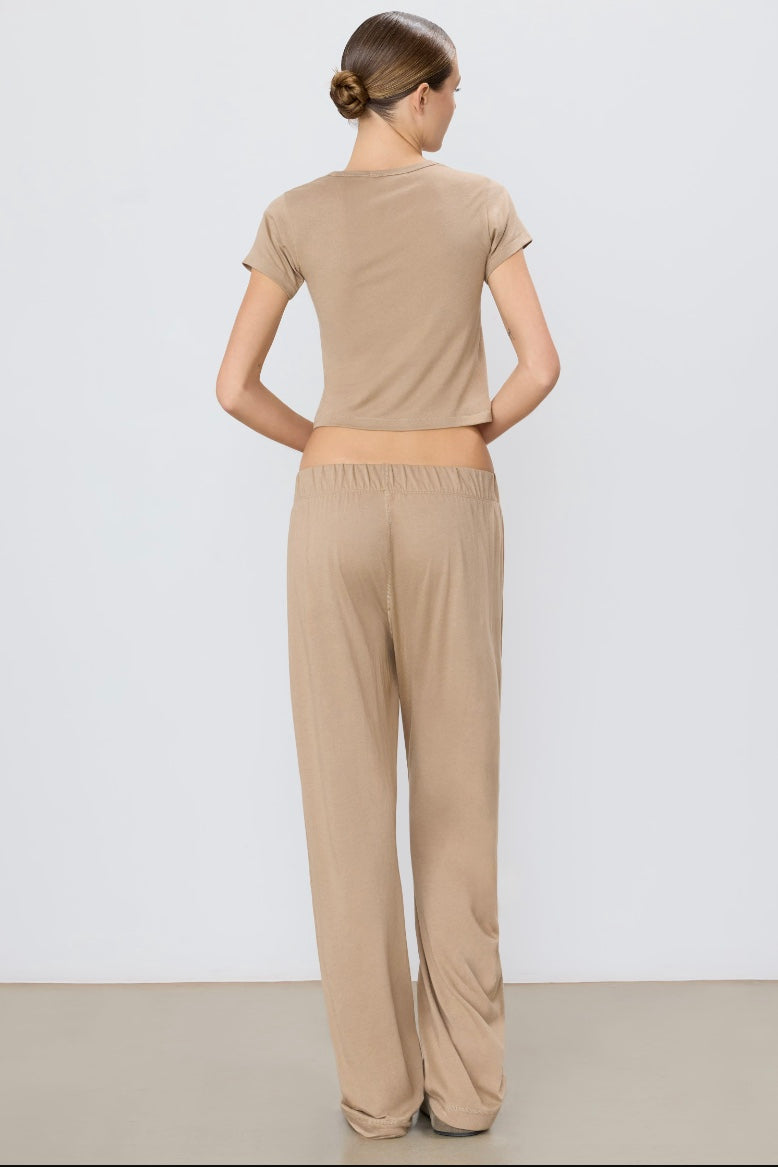 ETERNE Lounge Pant Taupe Beige - Dale