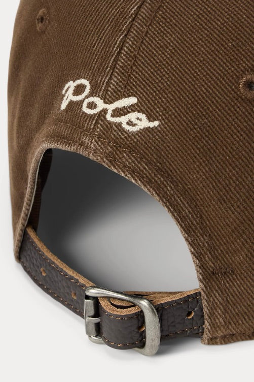 The Ralph Logo Twill Ball Cap Cooper Brown