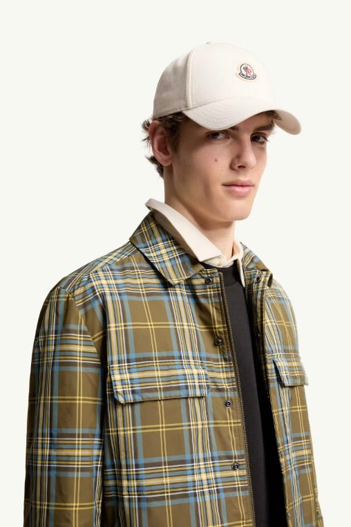 MONCLER Cotton Gabardine Baseball Cap White - Dale