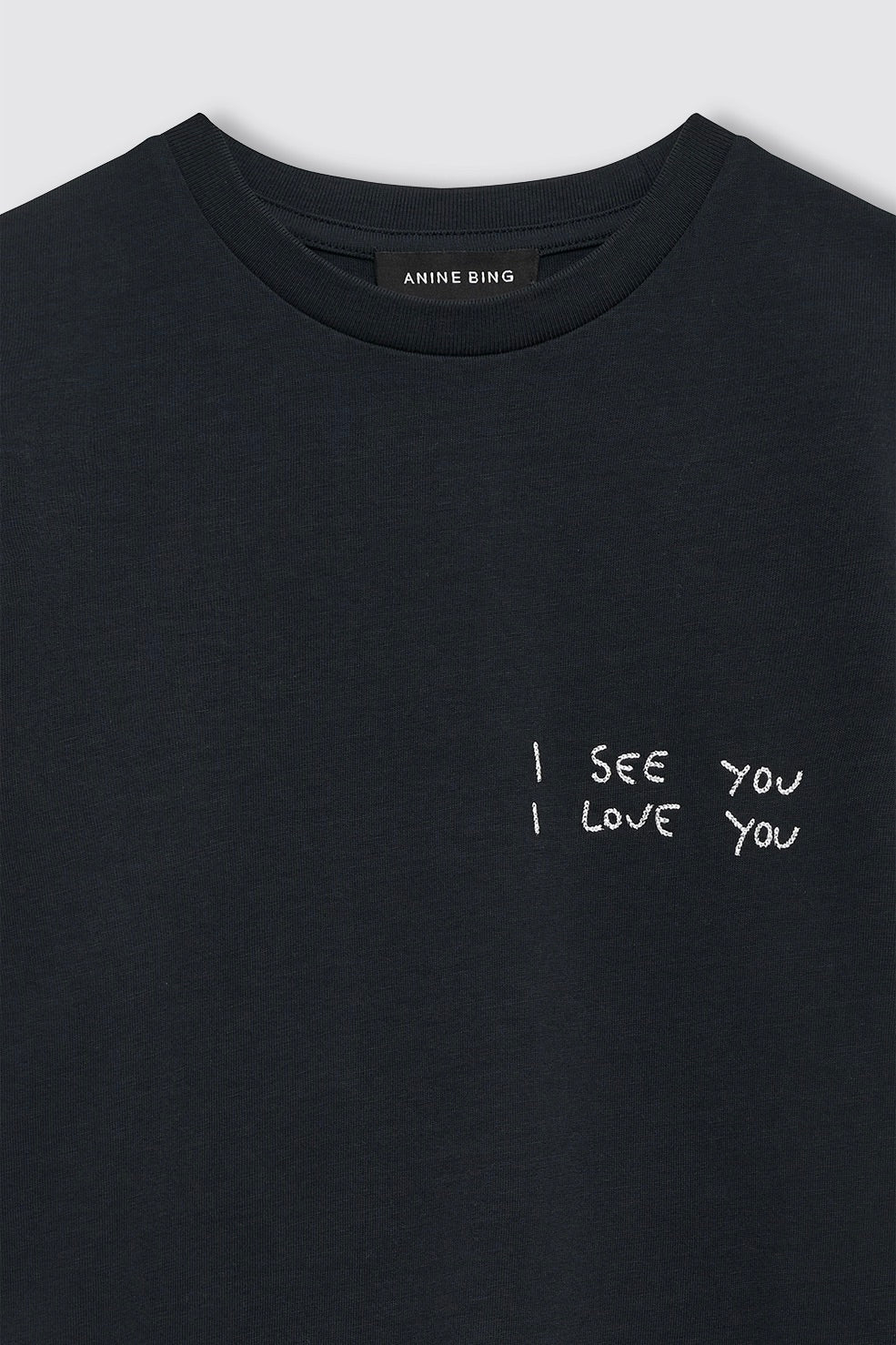 ANINE BING Shelley Tee I See You I Love You - Dale
