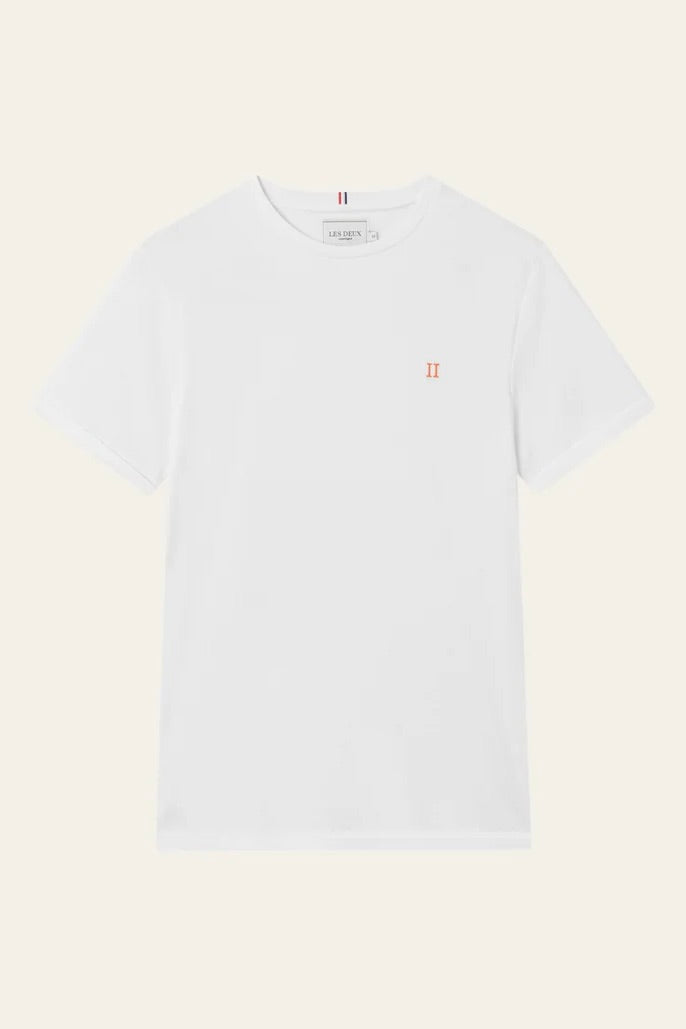 LES DEUX - NØRREGAARD T-SHIRT WHITE - Dale