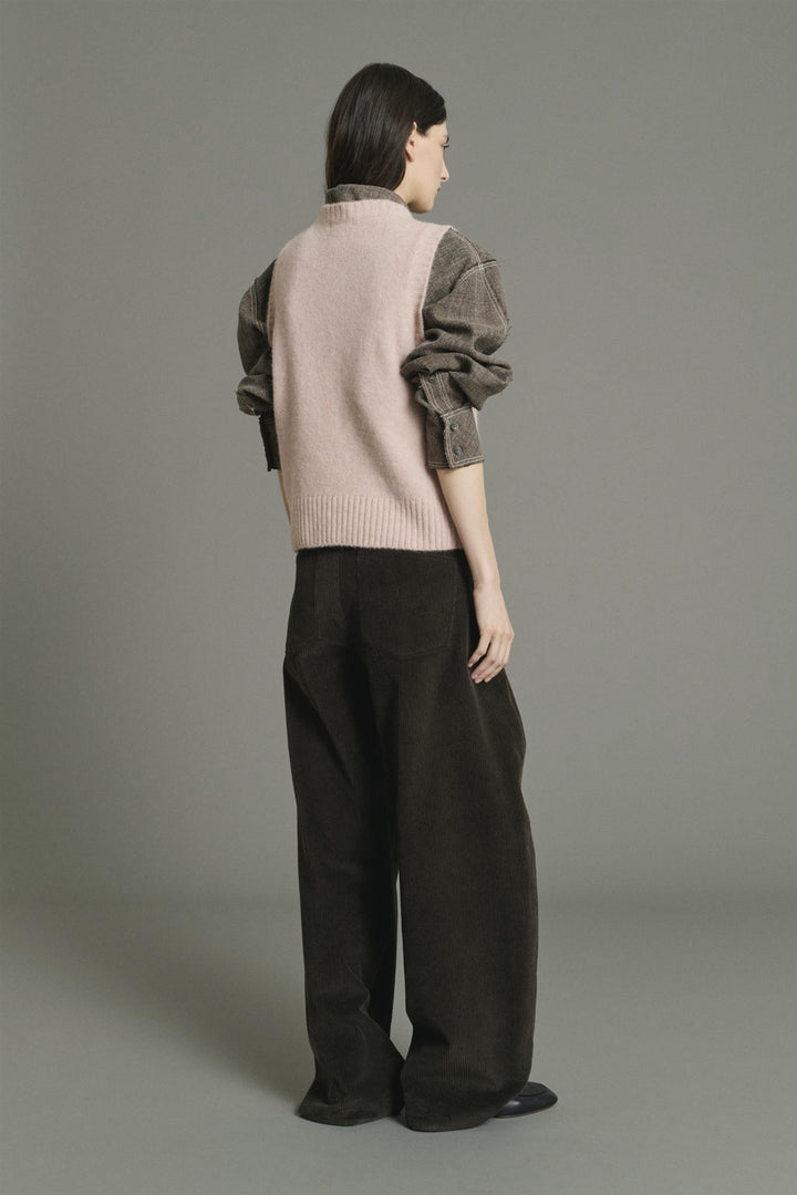 Gunther Corduroy Trouser Marron Fonce