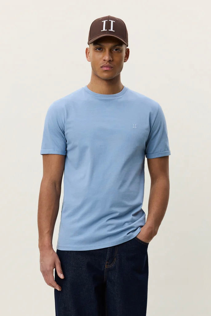 Core Contrast T-Shirt Faded Denim Blue