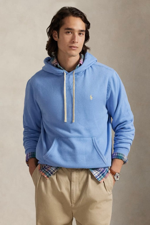 The RL Fleece Hoodie Bristol Blue
