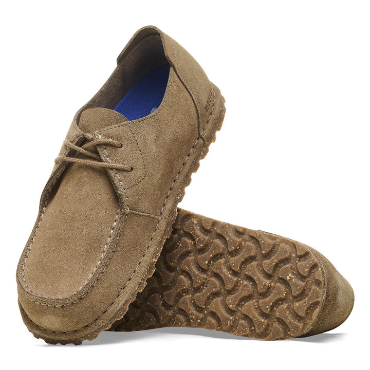 Utti Lace Suede Leather Dame Gray Taupe