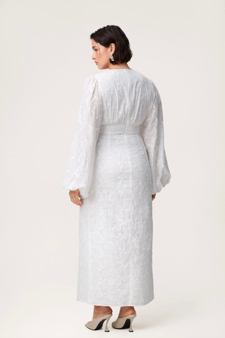 ADOORE Positano Dress White Embroidery - Dale