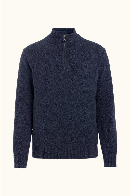 Paul Half Zip Atlantic Blue