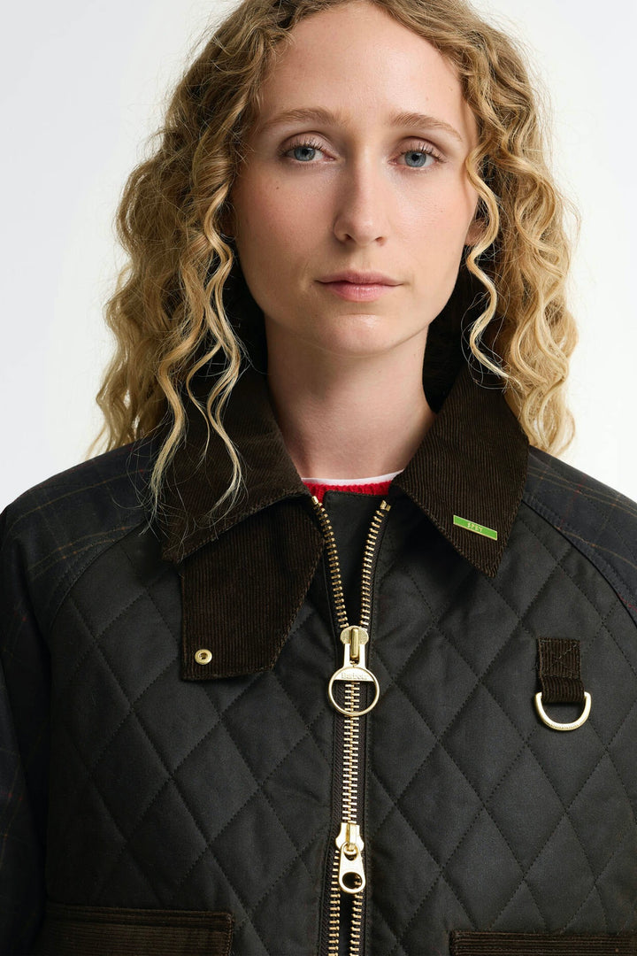 Traditional Quilt Spey Jacket Olive