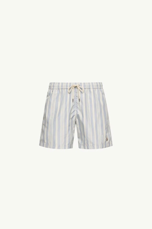 Striped Swim Shorts White/Blue