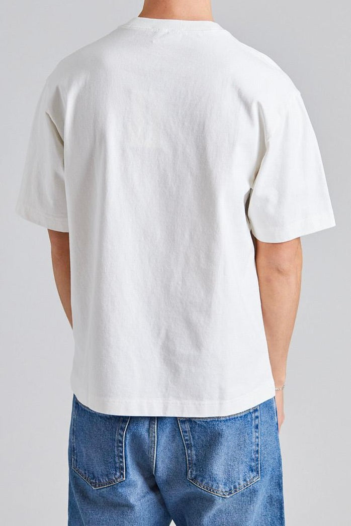 T-Shirt Stamp Logo Relaxed Fit Optic White