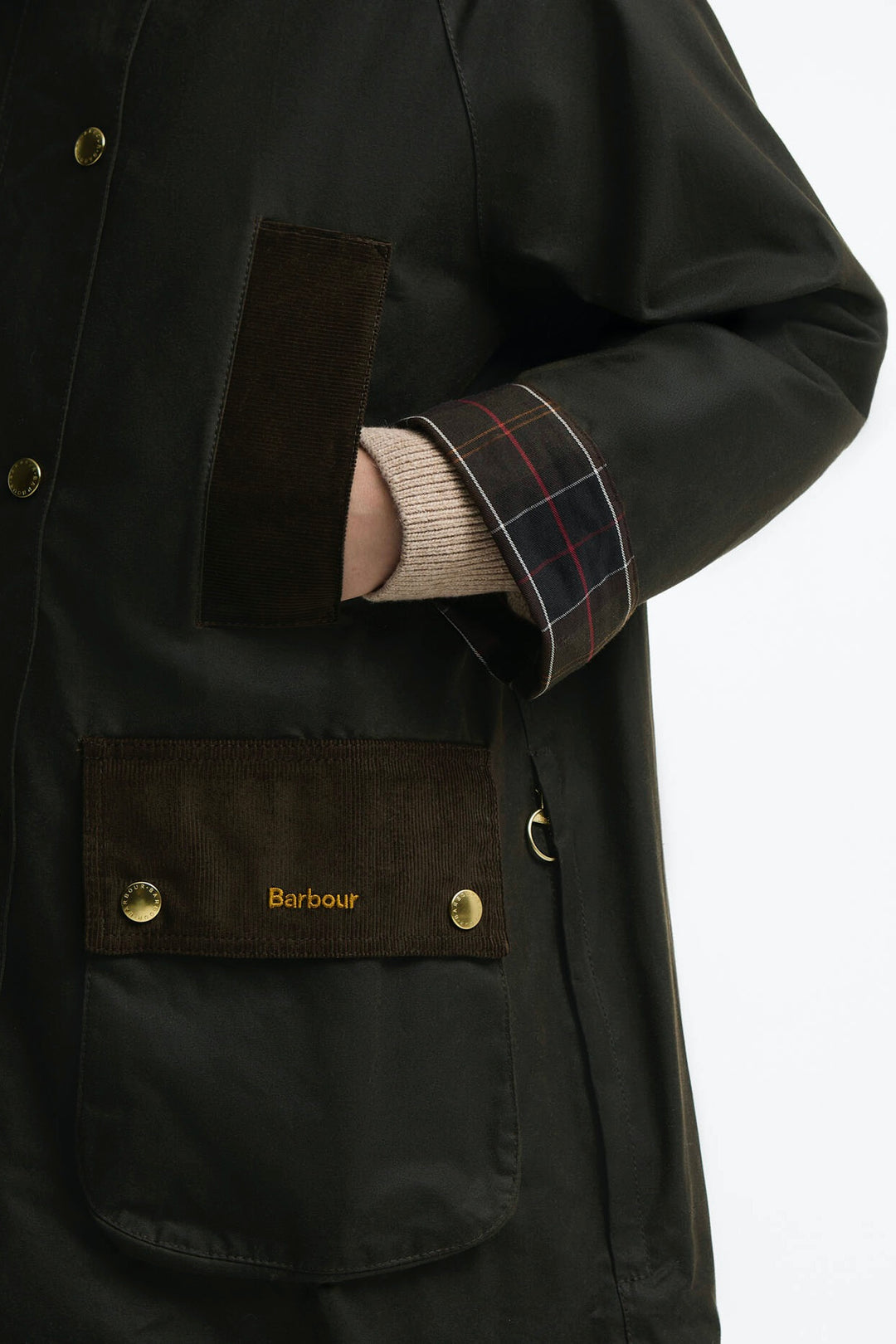 Icon Modern Beauf Wax Jacket Olive