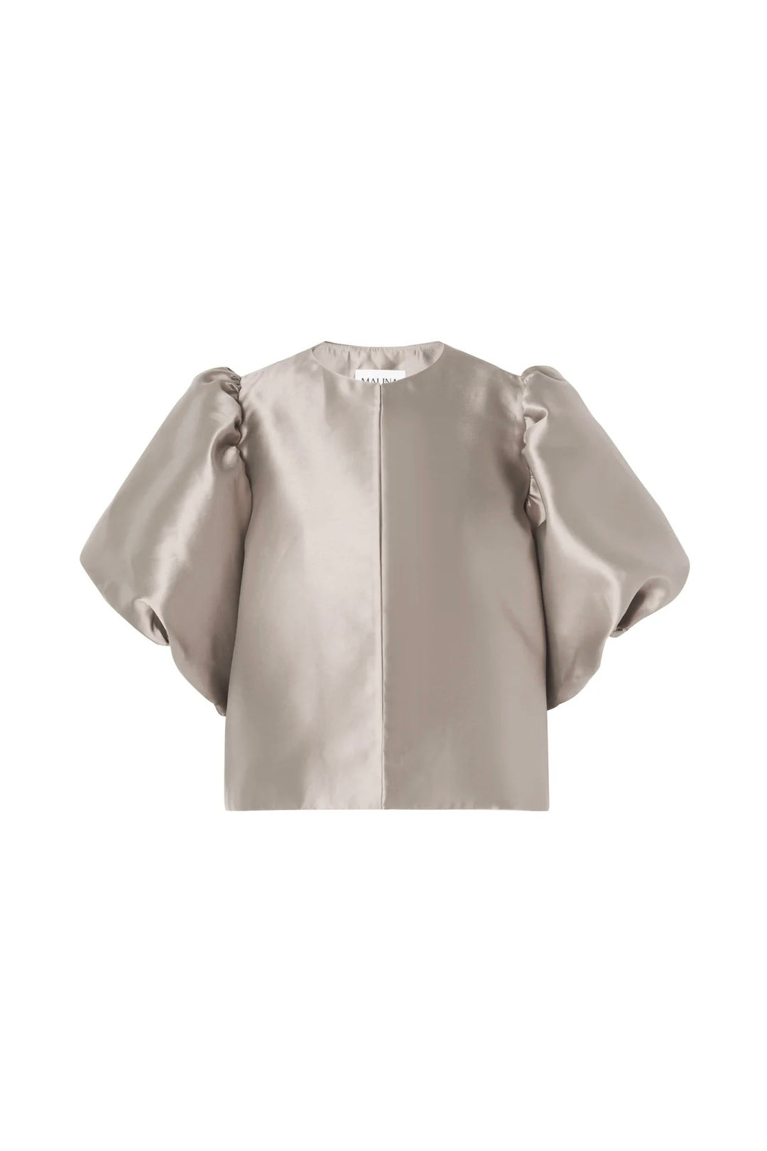 Cleo Pouf Sleeve Blouse Steel Grey