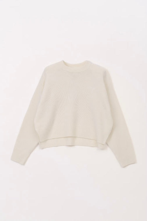 Arc Crew Neck Eggwhite