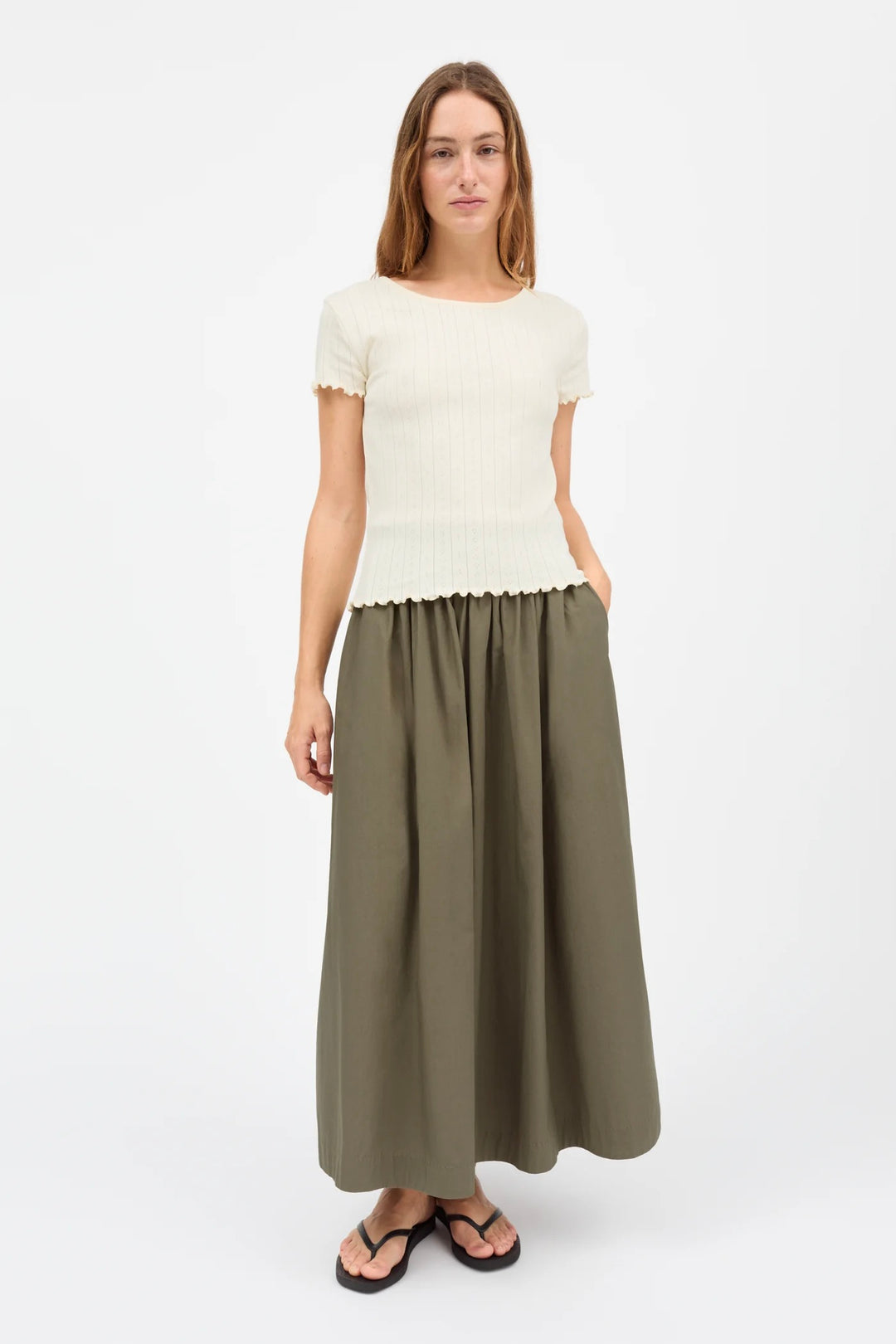SKALL studio Dagny Skirt Khaki - Dale