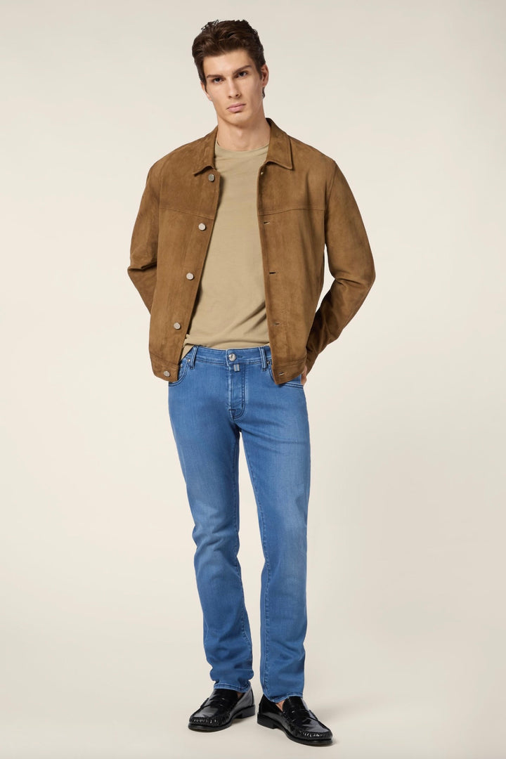 JACOB COHEN Nick 5 pkt Slim Fit Pants Medium Blue - Dale