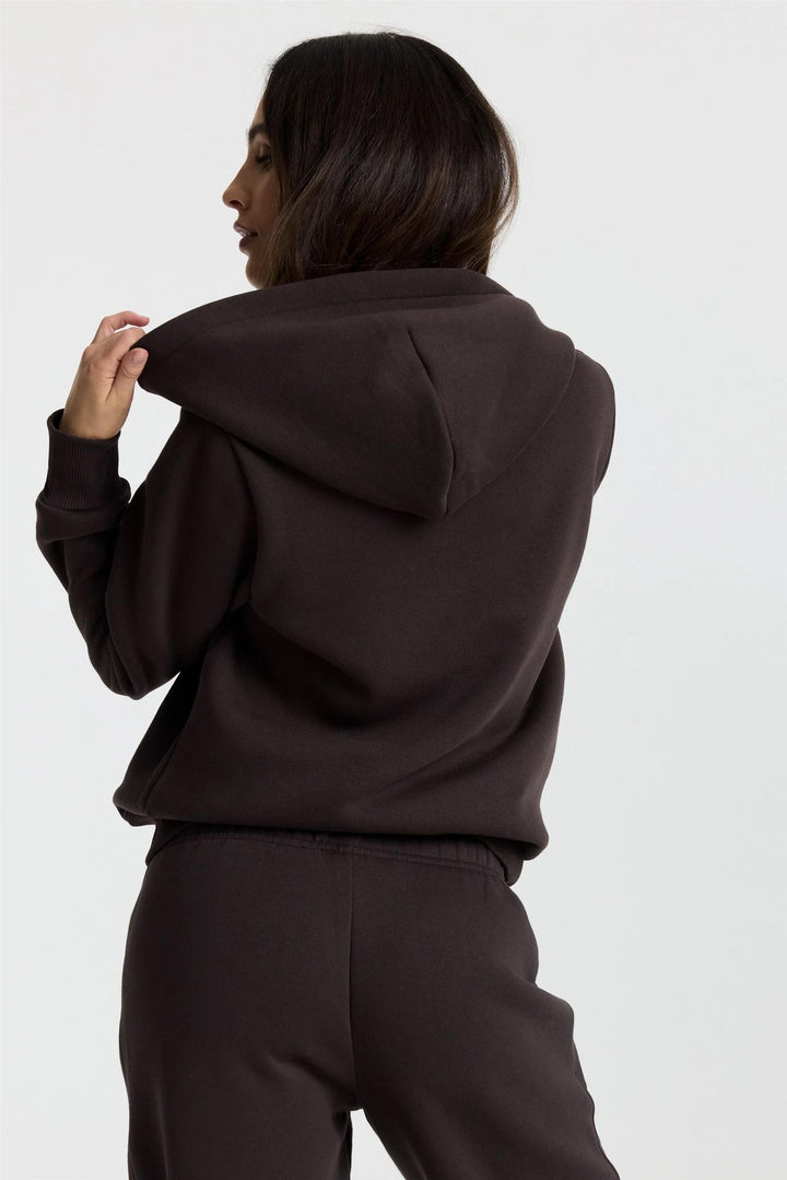 W. Cosmo Zip Hoodie Espresso