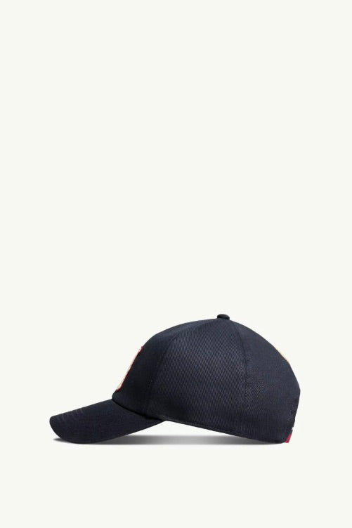Cotton Gabardine Baseball Cap Navy Blue