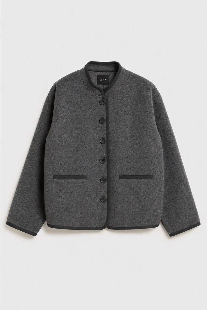 Roxette Wool Jacket Grey Melange