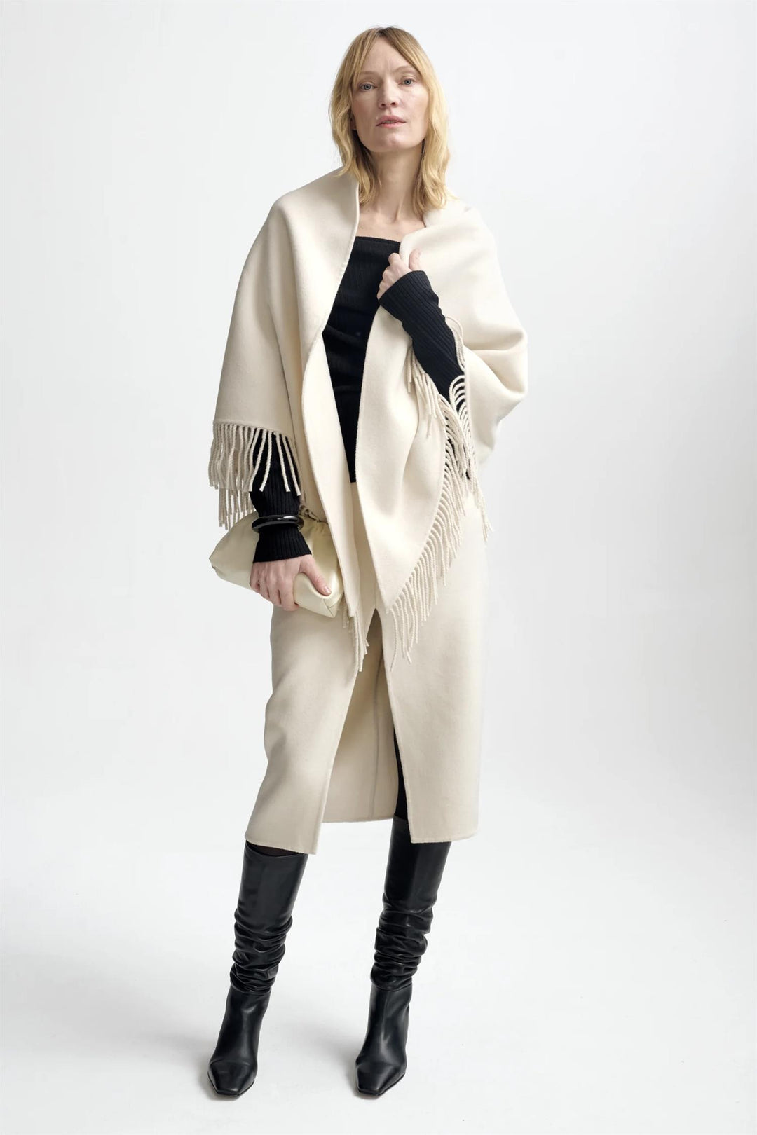 Alba Wool Scarf Eggshell