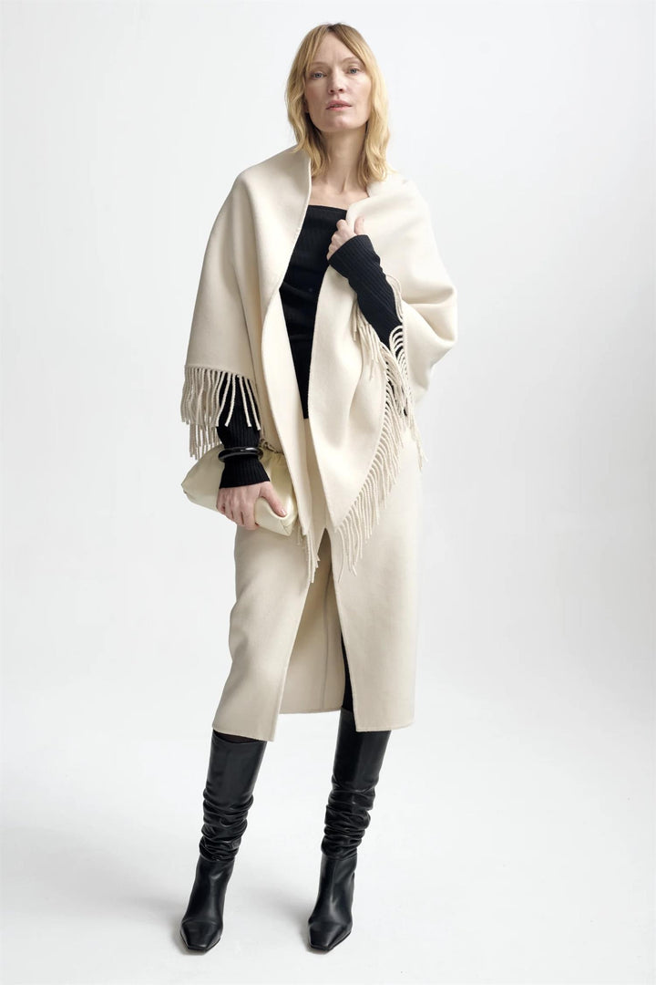 Alba Wool Scarf Eggshell