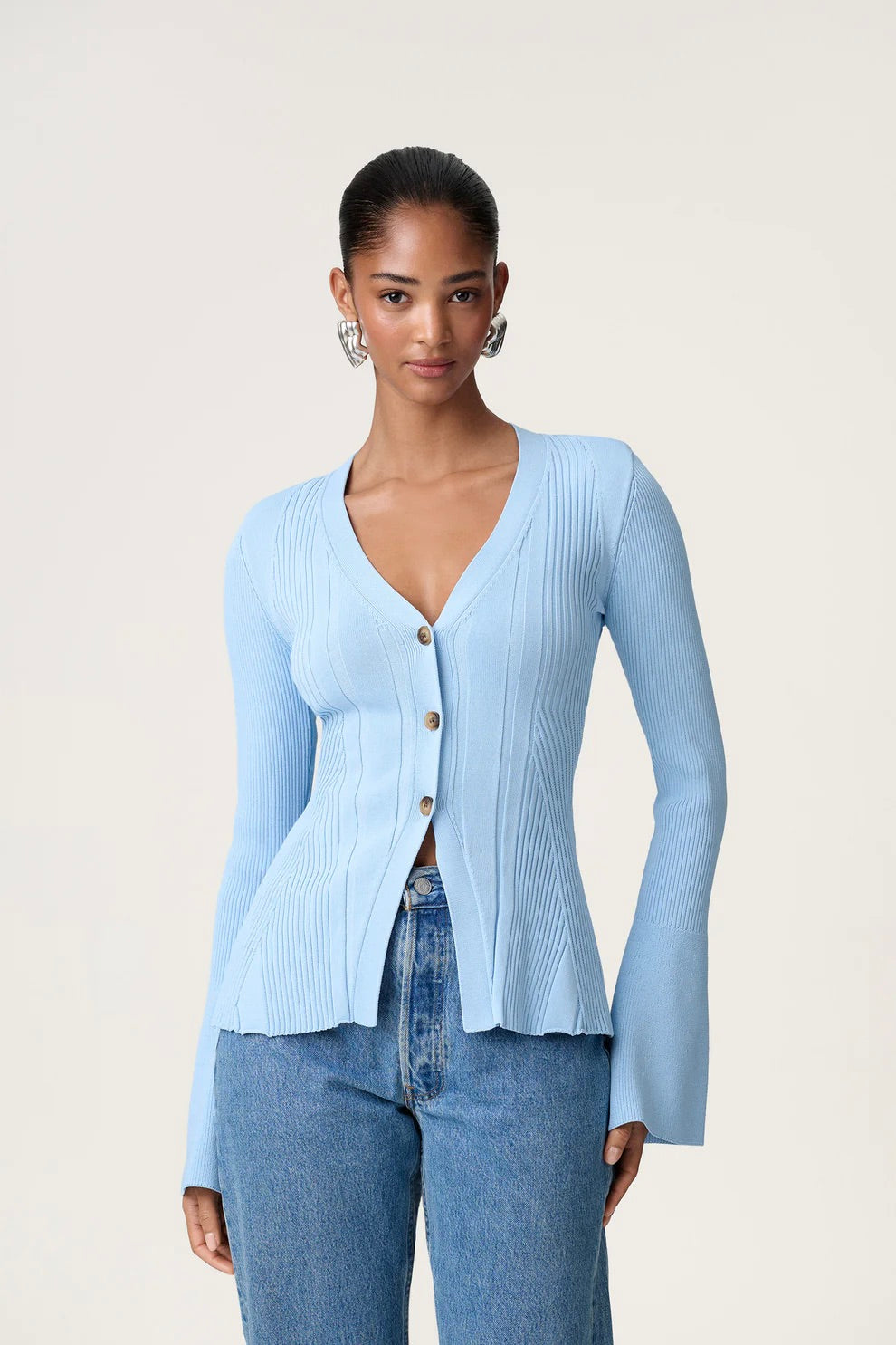 ADOORE Lugo Cardigan Light Blue - Dale