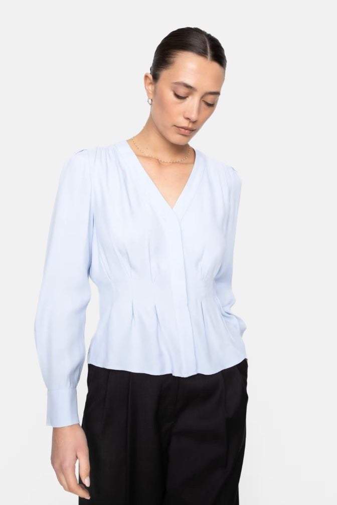 Flavia Blouse Light Blue