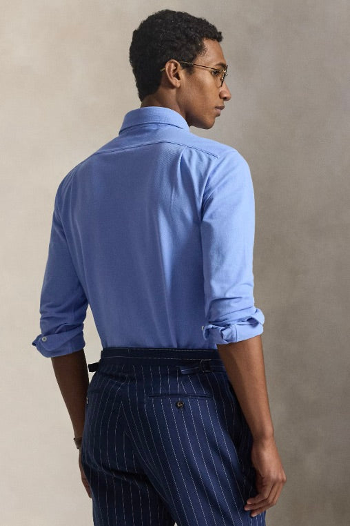 POLO RALPH LAUREN Featherweight Mesh Shirt Canvas Blue - Dale