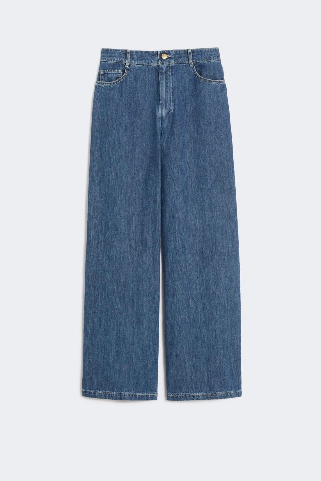 Wide-leg Denim Jeans