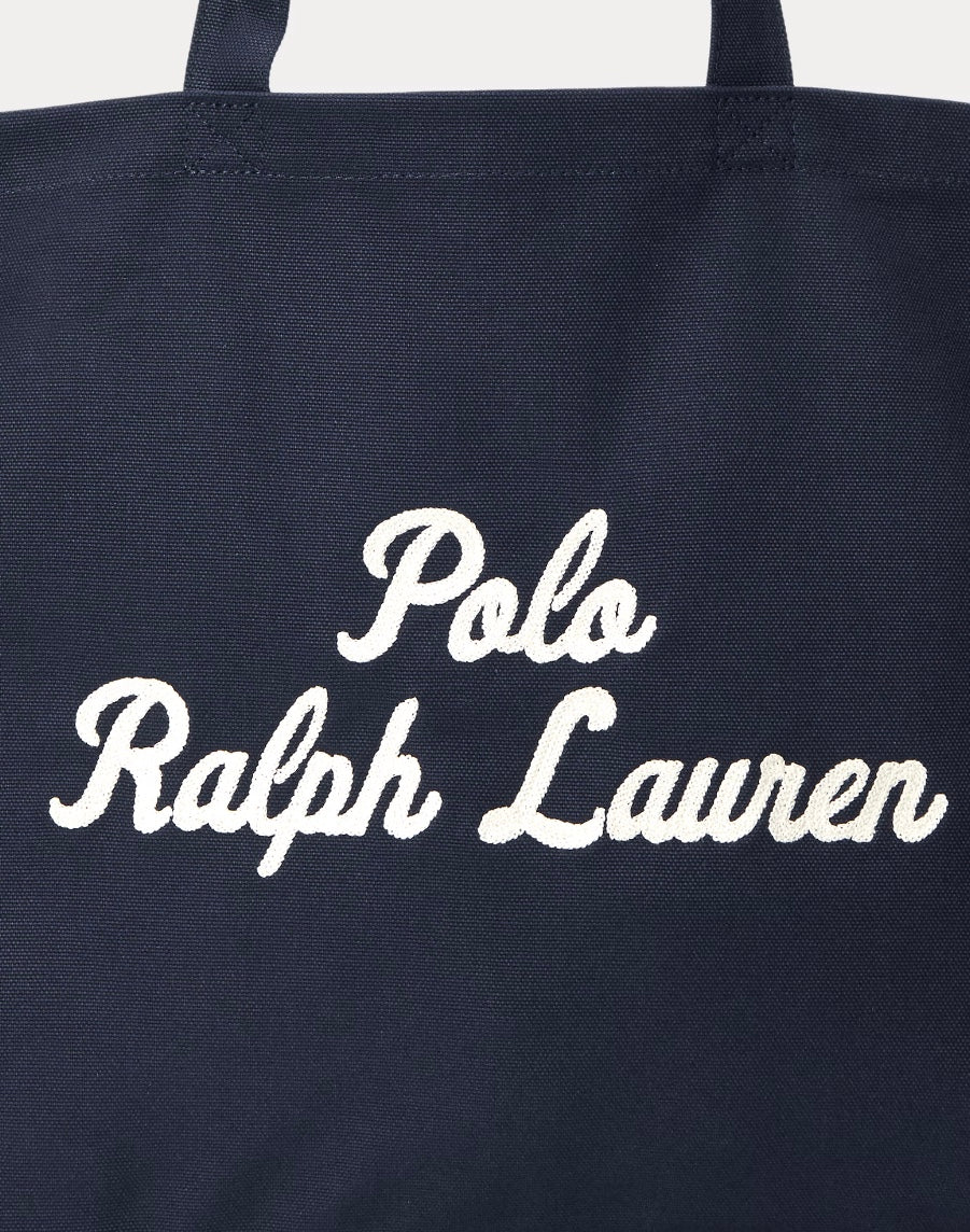 POLO RALPH LAUREN Embroidered Canvas Tote Large - Dale
