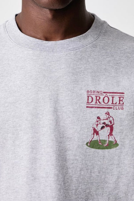 Drôle Boxers T-Shirt Heather Grey