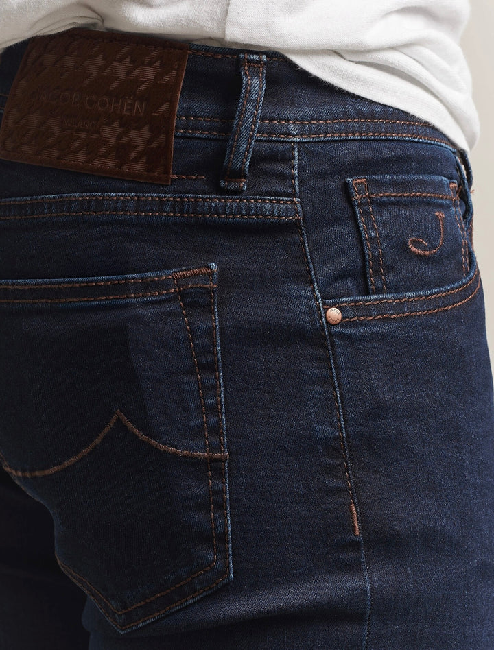 Nick Slim Fit Rinse Wash Stretch Jeans Dark Blue