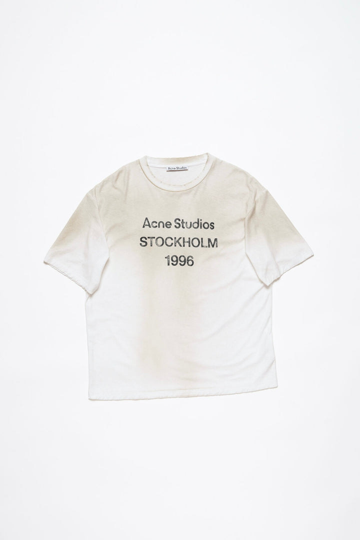 ACNE STUDIOS - Logo T-Shirt Stockholm 1996 Short Sleeve - Dale