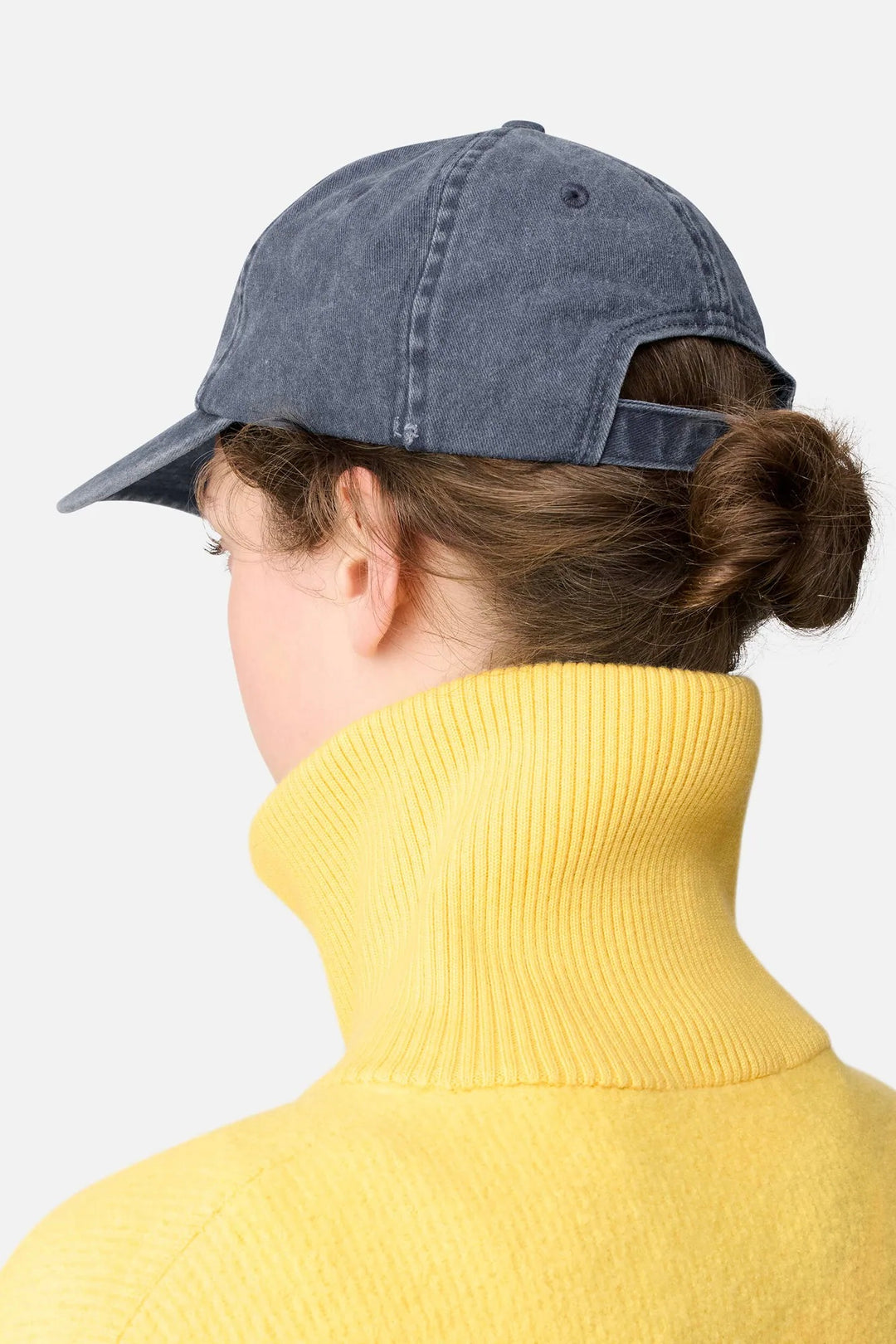 Floral Washed Cap Navy