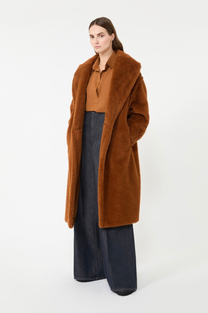 Teddy Bear Icon Coat Brown Bronze