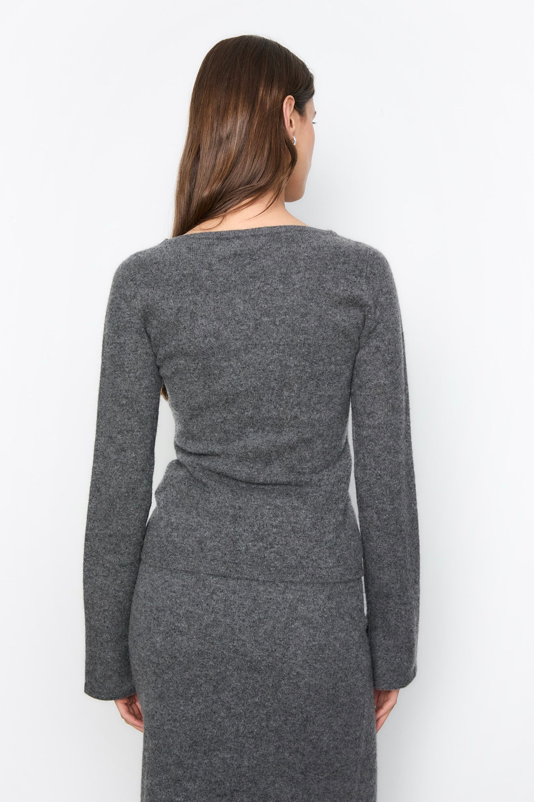 Joyce Knit Dark Grey Melange