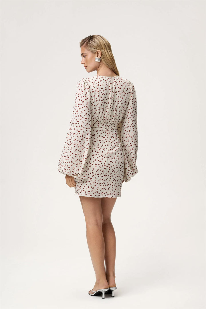 Florence Dress White Cherry