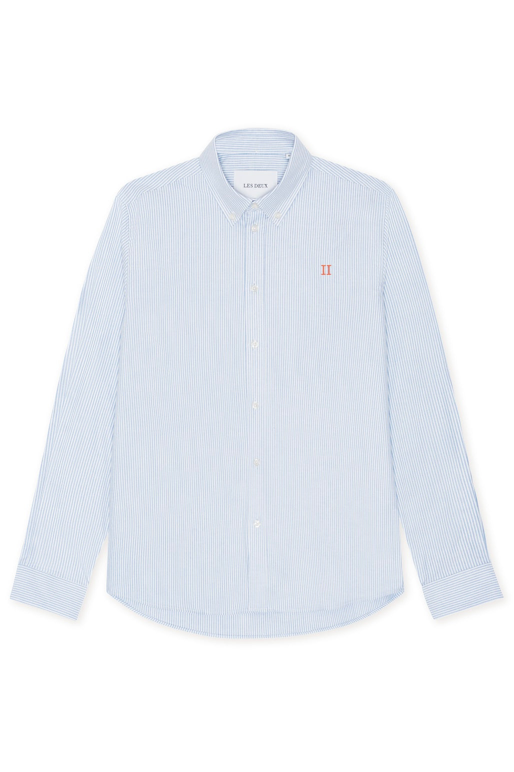 Konrad Contrast Oxford Blue White Stripe