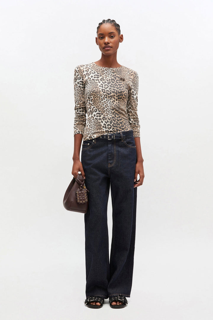 Soft Cotton Rib Leo Long Sleeve