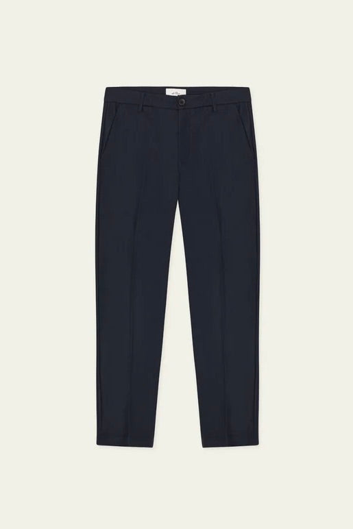 Brushed Twill Reg Suit Pants Dark Blue