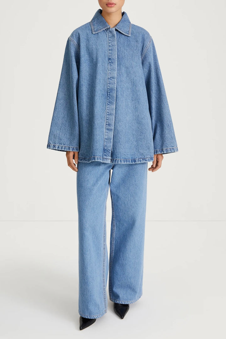 STYLEIN Karen Denim Jacket Vintage Blue - Dale